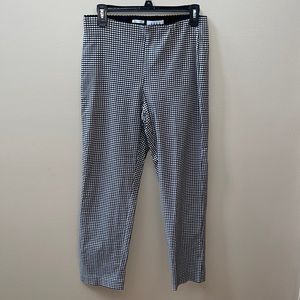 Elle Skinny Ankle Check Plaid Pants Career Wear